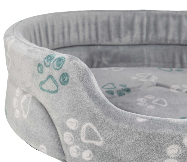 Jimmy Soft Hundeseng Oval – Lysegrå