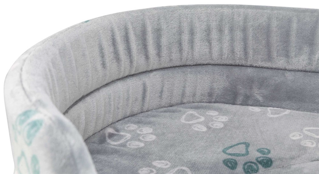 Jimmy Soft Hundeseng Oval – Lysegrå