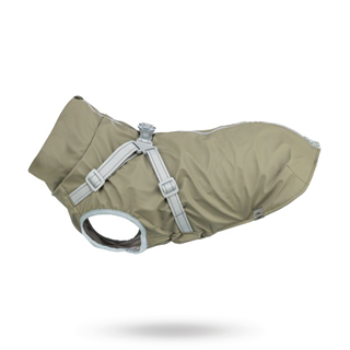 Trixie Pontis Regndekken Med Integrert Sele – Olivengrønn