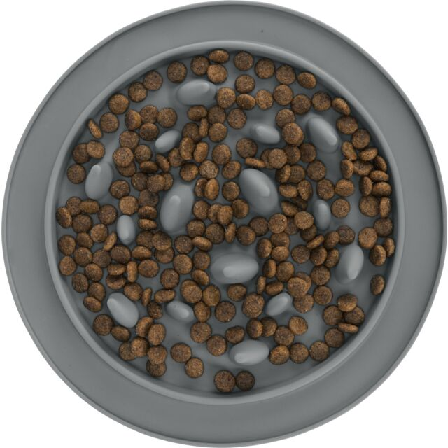 Trixie Slow Feed Hundeskål - Haifinner