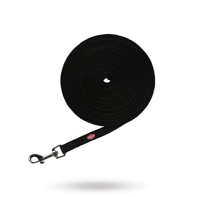 Rubber leash - Svart