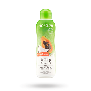 Tropiclean Papaya & Coconut Luxury Sjampo & Balsam 2in1 355 Ml