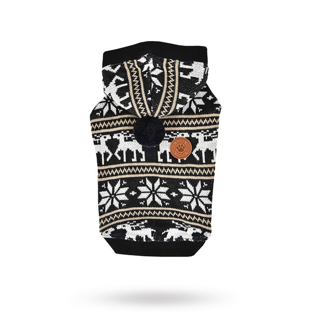 PRANCER - Strikket Hundegenser Med Lue