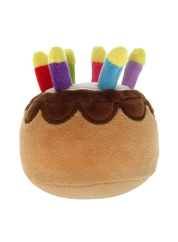 Birthday Pupcake Plush & Squeaky Hundeleke