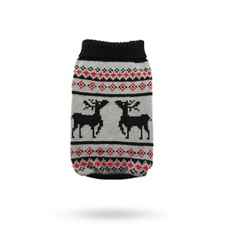 Nordic Reindeer - Strikket Hundegenser