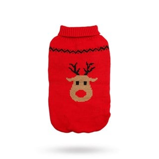 Rudolfs Röda - Strikket Hundegenser