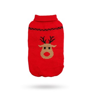 Rudolfs Röda - Strikket Hundegenser