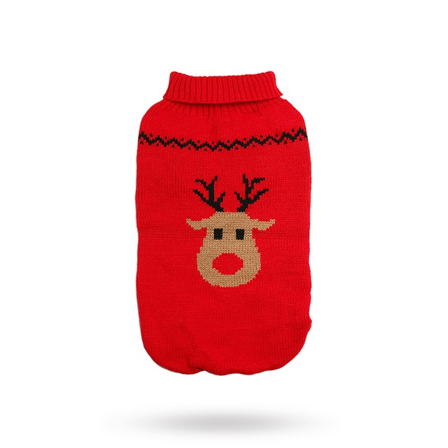 Rudolfs Röda - Strikket Hundegenser