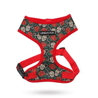 Hundesele Med Hodeskaller Og Roser