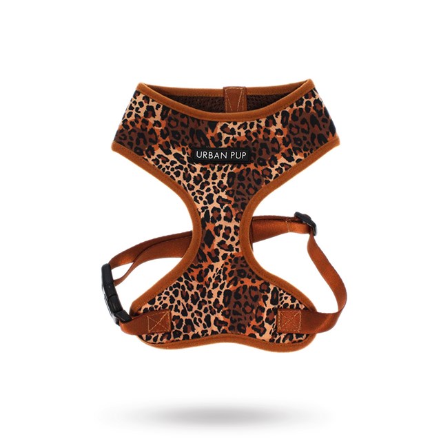 Cheetah Print Brown Harness