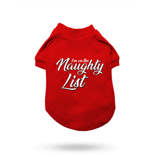 I'm On The Naughty List - T-skjorte