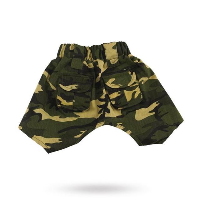 Bomullsbukser med kamuflasjemønster