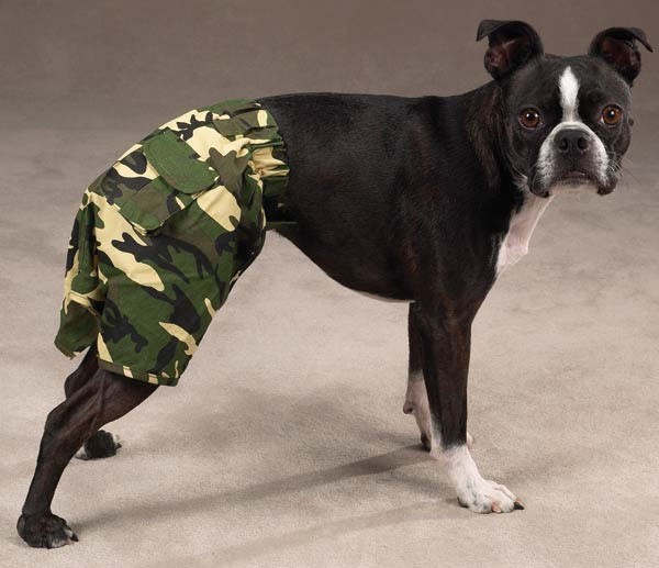 Bomullsbukser med kamuflasjemønster