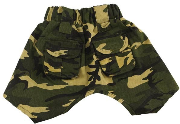 Bomullsbukser med kamuflasjemønster