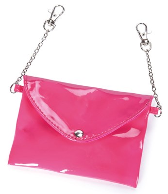 Zoey Patent Dog Carrier Pink