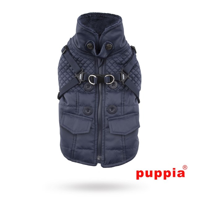 WILKES Navy - Hundedekken med Integrert Sele