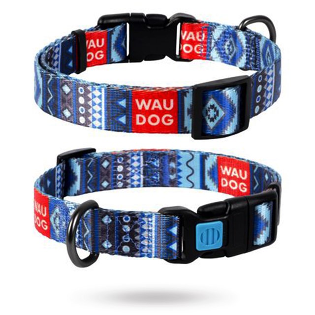 WAUDOG Etno Blue - Hundehalsbånd