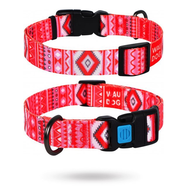WAUDOG Etno Red - Hundehalsbånd