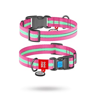 Waudog Selvlysende Hundehalsbånd - Rosa