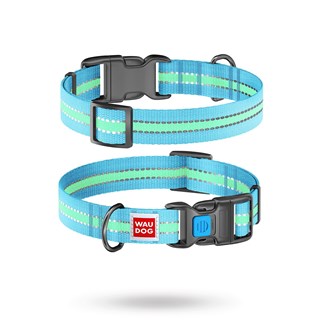 Waudog Selvlysende Hundehalsbånd - Blå