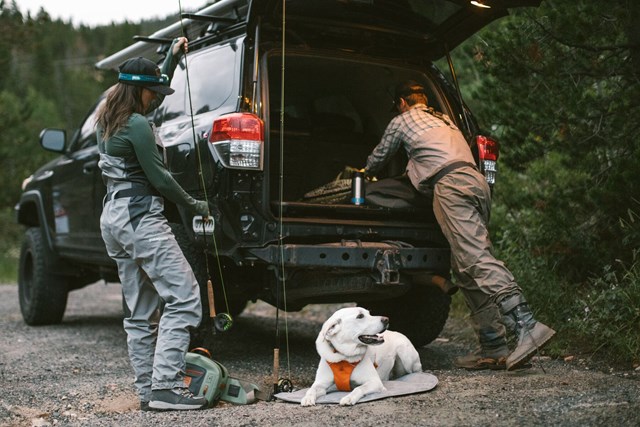 HIGHLANDS DOG PAD CLOUDBURST GRAY LIGGEUNDERLAG