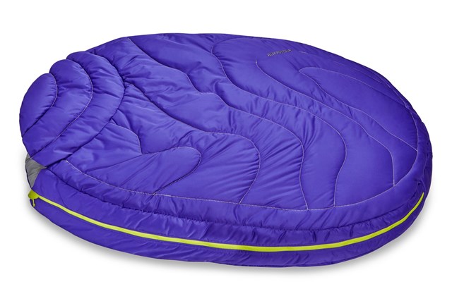 Highlands Dog Sleeping Bag Huckleberry Blue Sovepose