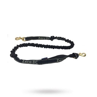 Zero Dc Elastisk Kjørestrikk Svart - Opp Til 10 Kg - 1.9 M
