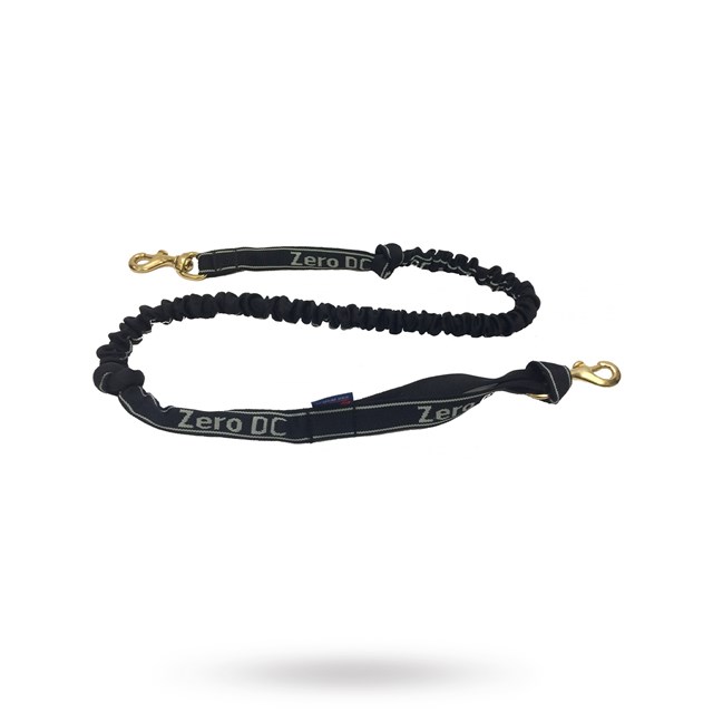 Zero DC Elastisk Kjørestrikk Svart - Over 10 kg - 1.9 m