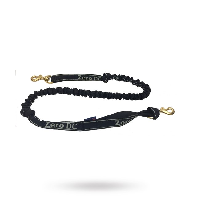 Zero DC Elastisk Kjørestrikk Svart - Opp til 10 kg - 1.9 m