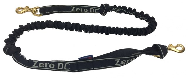 Zero DC Elastisk Kjørestrikk Svart - Opp til 10 kg - 1.9 m