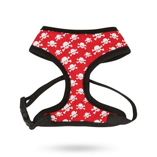 Crossbone - Rød Selvlysende Sele